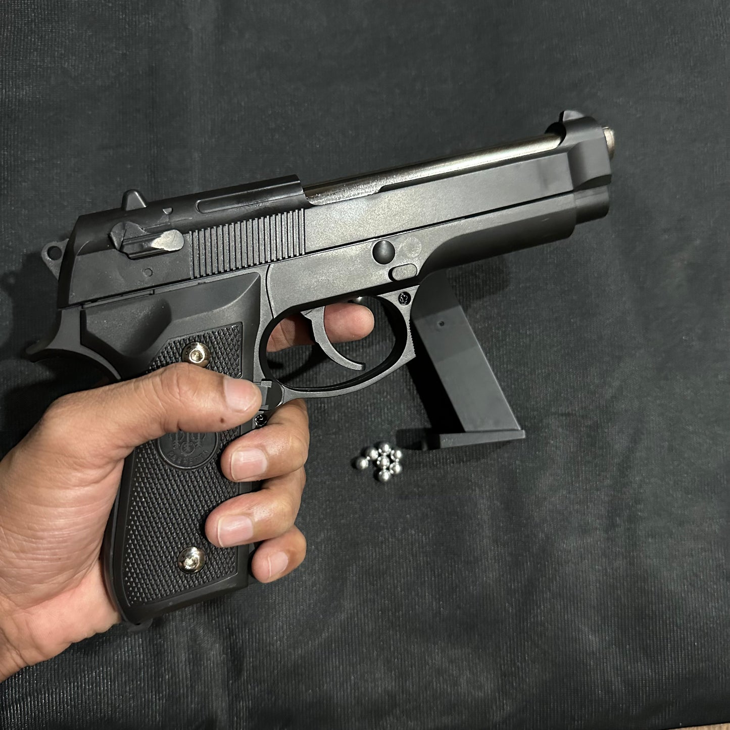 Soft Metal Gun Toy